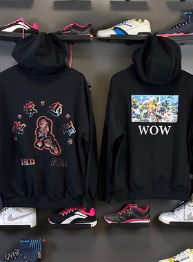 李宁韦德卫衣秋冬系列男女同款加绒保暖宽松套头连帽卫衣AWDSI37