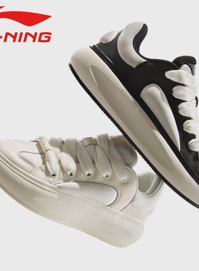 中国李宁休闲鞋云游C4D女子轻便缓震回弹时尚低帮运动鞋AZGT090