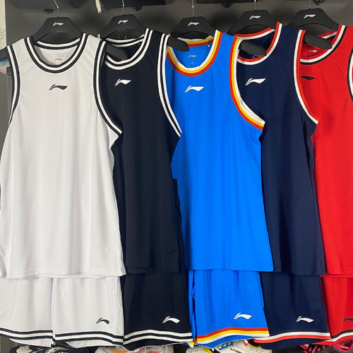 李宁篮球服套装比赛服定制