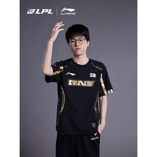 李宁LPL赛季RNG战队经典队服短袖T恤男士舒适夜光运动服ATSU673