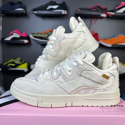 李宁系带女减震运动鞋