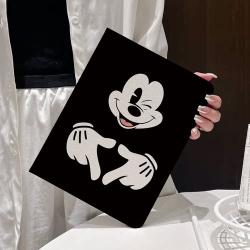 超创意书本式适用2025ipad11a16平板保护壳套mini67pro11翻盖Air11小老鼠7/8/9代10.2寸全包第10代软壳9.7air