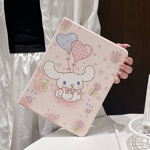 超创意书本式适用iPad11A16平板保护套2022第10代9代10.2寸air45翻盖mini7可爱小狗Pro11Air11软壳5/6代9.7寸