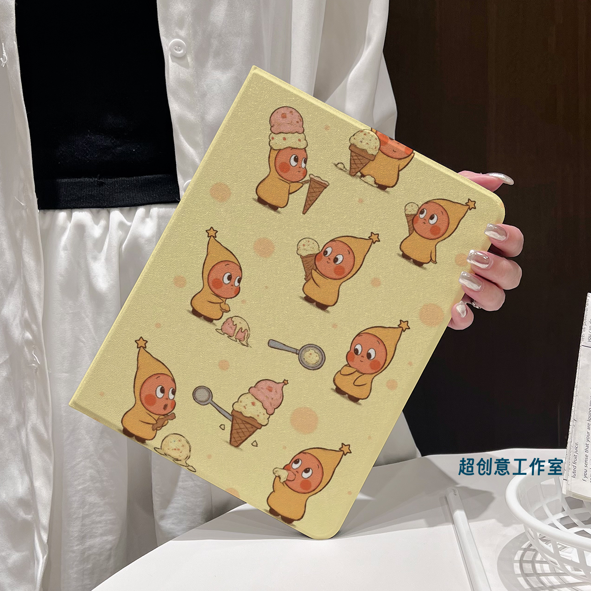 超创意书本式适用2025ipad11a16平板保护套10.9第10代2021款10.2寸air45翻盖mini67小星星pro11Air11软壳9.7