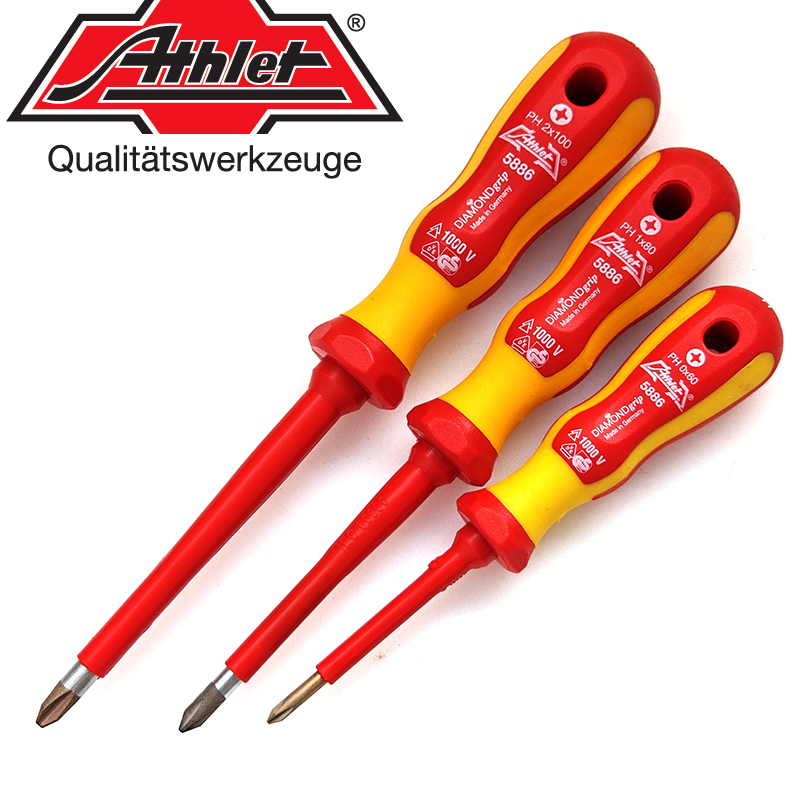 德国ATHLET绝缘十字螺丝刀金刚石