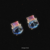 Antique Echo中古饰品vintage原创设计复古轻奢琉璃高级感耳钉女