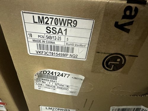 全新LM270WF9-SSA1/A2 /B1 /C1 LM270WR9-SSA1/LM270WR8-SSA1/B1