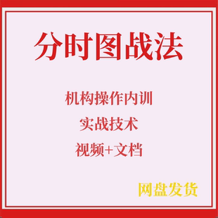 分时图战法形态指标做T涨停板分时量波交易实战精解股票视频教程