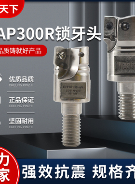 厂家加硬数控BAP300R直角方肩螺纹抗震刀头锁牙式装APMT1135刀片
