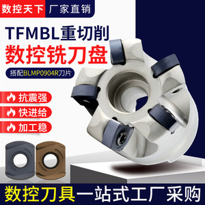 TFMBL09刀盘快进给重切削数控开粗铣刀盘 通装特固克BLMP0904刀片