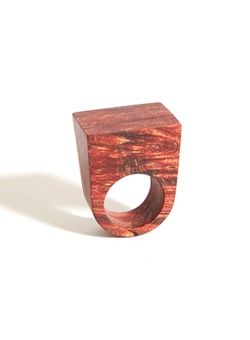 孤品首饰 稳定木大戒指 12号 适合喜欢夸张大戒指的朋友 简约之美