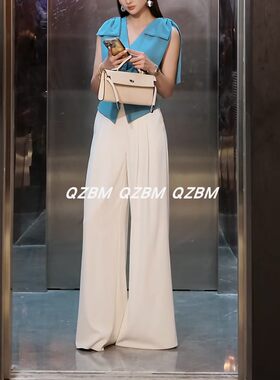 2026夏季女装高级感蝴蝶结上衣