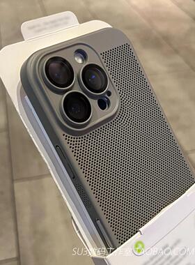 IQOO15散热neo11网格镂空蜂窝z10Turbo全包镜头膜适用vivoX300手机壳pro钛灰色X200s超薄mini防摔s30简约硬壳