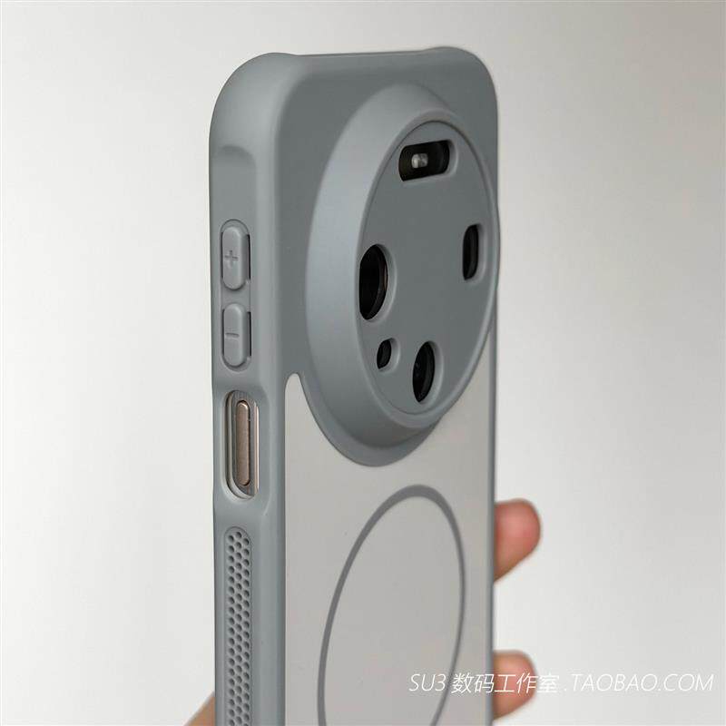 Beats奶奶灰白撞色细磁吸充电适用华为mate80/70pro