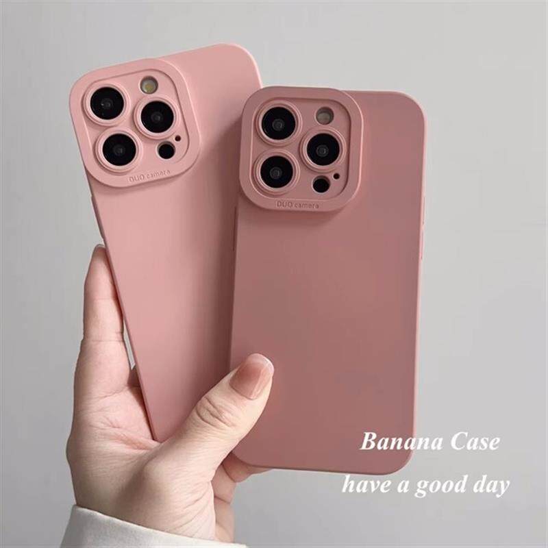 韩风ins豆沙粉色适用华为Mate80pro手机壳mate70air小众60pro简约