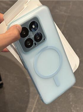 雾磨砂蓝】冰川蓝小米15超薄肤感15Ultra手机壳K80/K70e磁吸60至