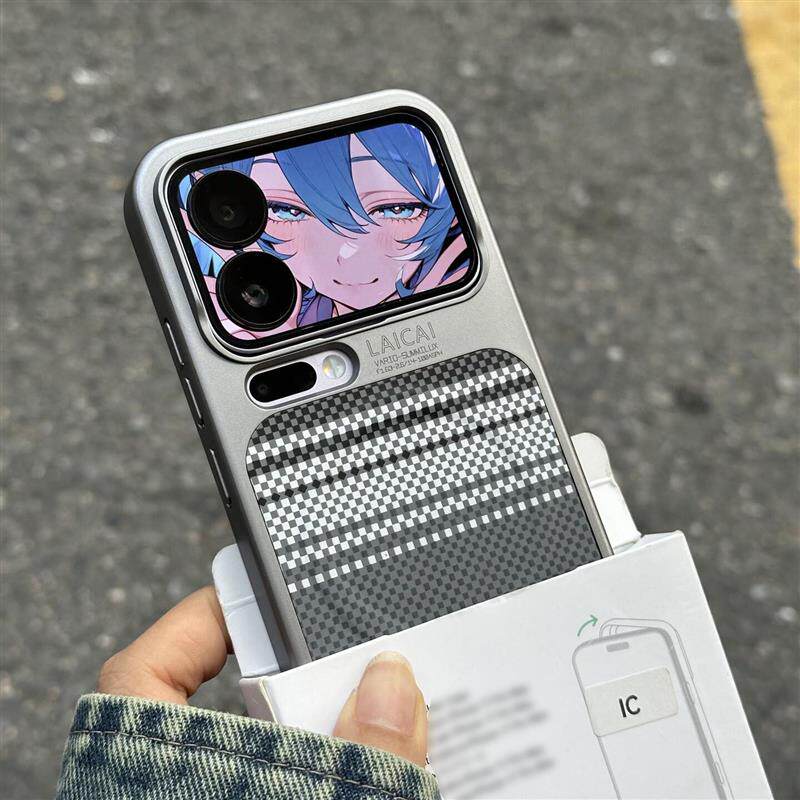 Kevlar纹秒变17相框磁吸适用小米17promax手机保护壳oppoFindx9pr