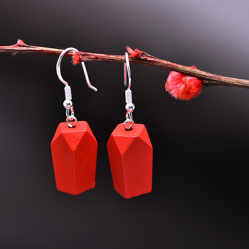 小众适合冬天耳环999纯银防过敏