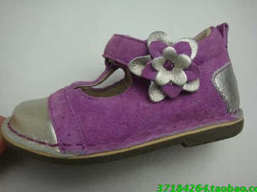 美国小童魔术贴单皮鞋