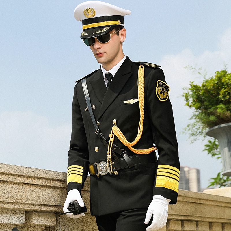 秋季高档保安制服套装物业售楼部形象岗礼宾服安保西服外套工作服