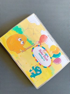 幼儿颜色认知安静书成品