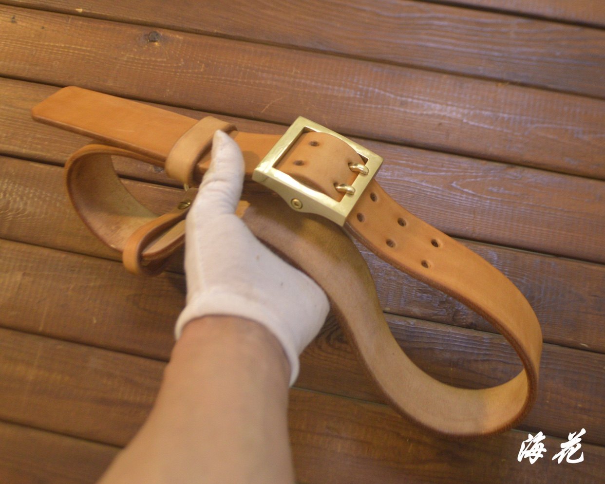 真皮手工皮带男款腰带加厚美鞍牛皮搭配纯铜五金扣头重磅牛皮腰带