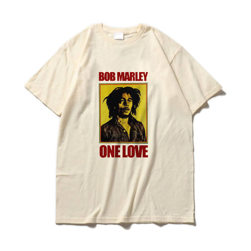 鲍勃马利短袖雷鬼纯棉圆领