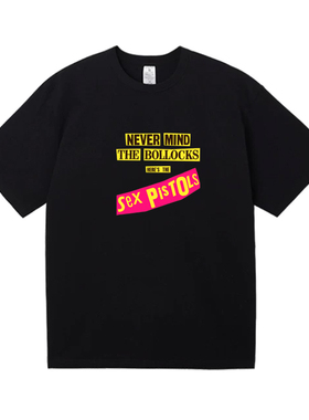 nevermind sex pistols anarchy punk摇滚纯棉短袖T恤背心坎肩