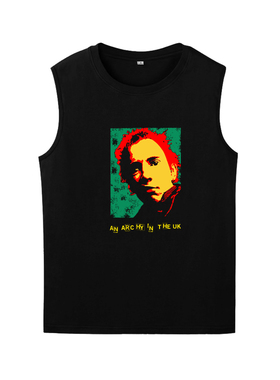 sex pistols 性手枪 anarchy punk rock 朋克纯棉短袖T恤背心坎肩