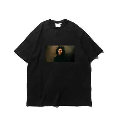 雷鬼摇滚纯棉短袖圆领T恤