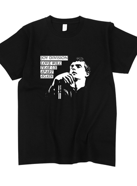 joy division ian curtis快乐分裂后朋 摇滚纯棉短袖T恤背心坎肩