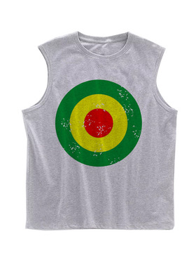 rasta lion reggae rock红黄绿雷鬼狮子夏季凉快无袖坎肩背心T