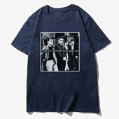 The smiths史密斯乐团经典 英伦摇滚朝圣复古海报贴布印花纯棉T恤