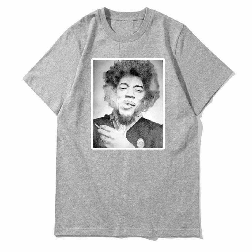 乐队迷幻摇滚纯棉贴布印花T恤