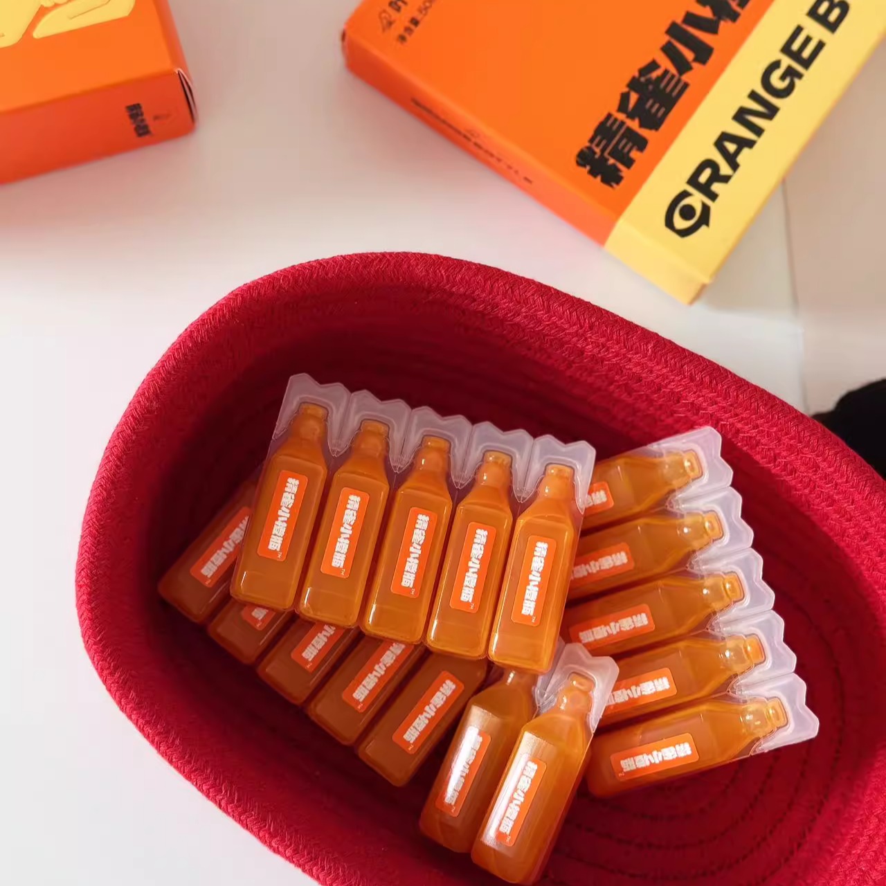 RUSIN 卢司令精雀小橙瓶叶黄素酯枸杞原浆护眼饮品