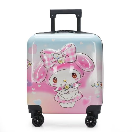 18寸儿童拉杆箱行李登机旅行箱礼品万向轮幼儿园男女孩学生美乐蒂