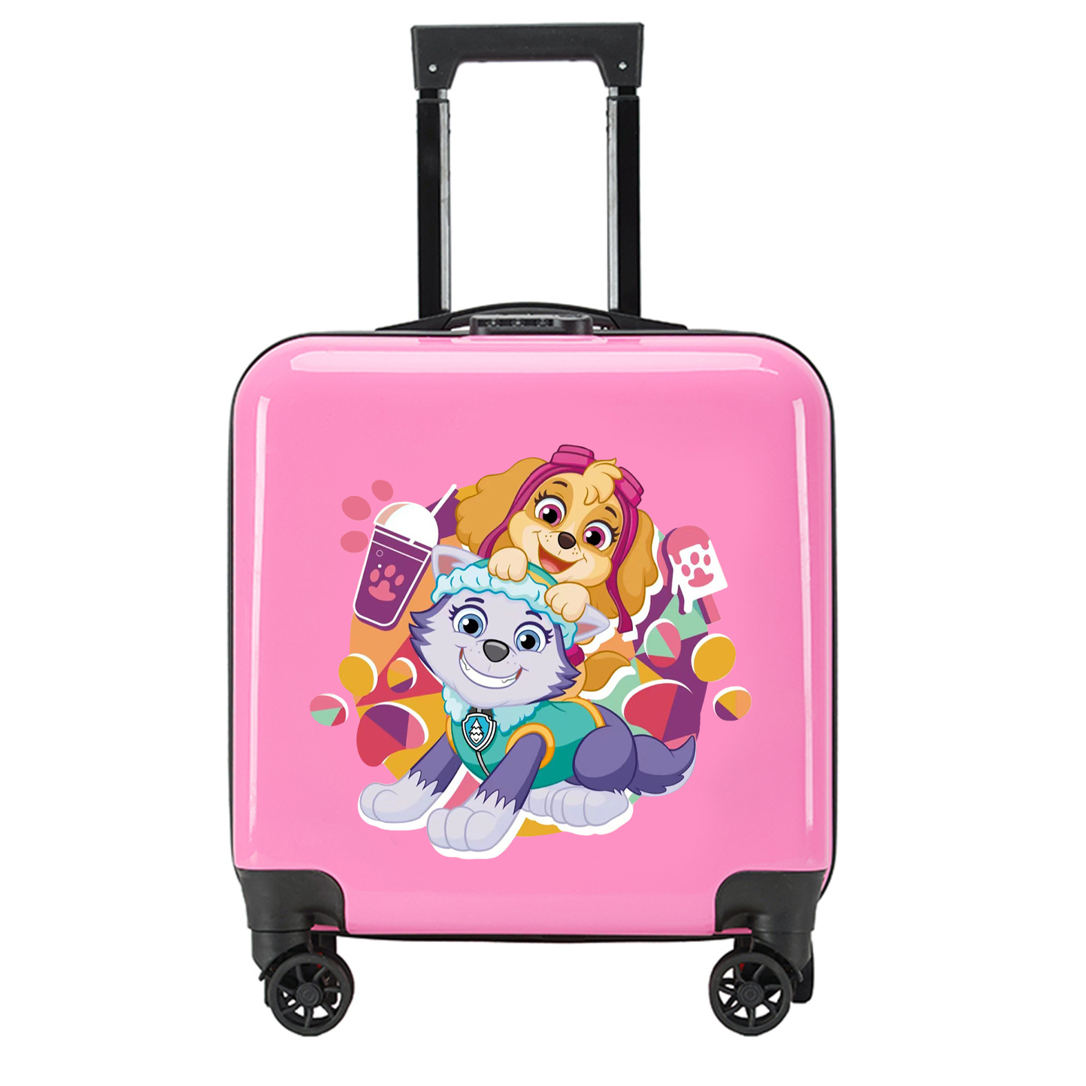 儿童拉杆箱子男女孩行李万向轮小学生小型登机旅行汪汪队珠珠天天