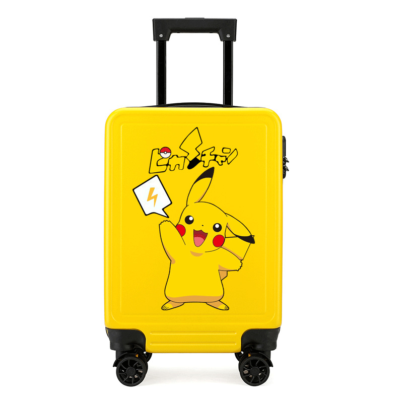 卡通皮卡丘儿童拉杆箱小学生行李箱登机旅行箱小型男孩万向轮19寸
