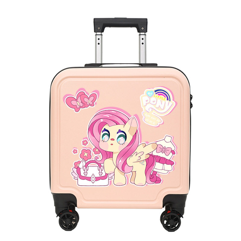 20寸儿童拉杆箱万向轮男女孩小学生旅行行李箱小马宝莉柔柔独角兽