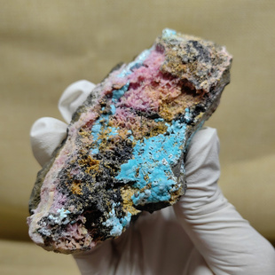 N57银锌矿紫色蓝色天然原石矿物晶体地质矿石标本宝石收藏教学