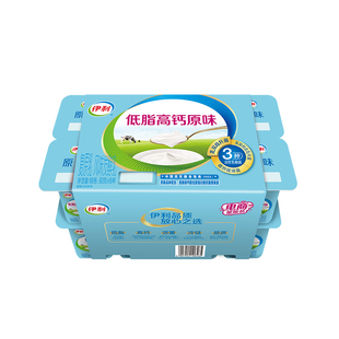 伊利红枣/原味风味发酵乳杯装早餐酸奶100g/90g*16杯特惠装