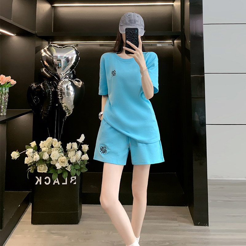 休闲运动套装女2025夏季洋气减龄