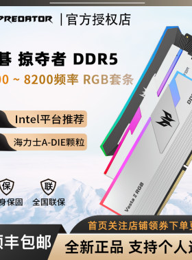 宏碁掠夺者DDR5台式机RGB内存条