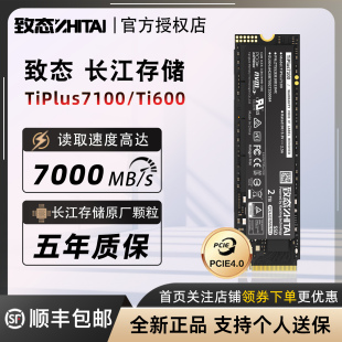 4t固态硬盘致钛m2长江存储致钛tiplus7100 PS5 致态Ti600