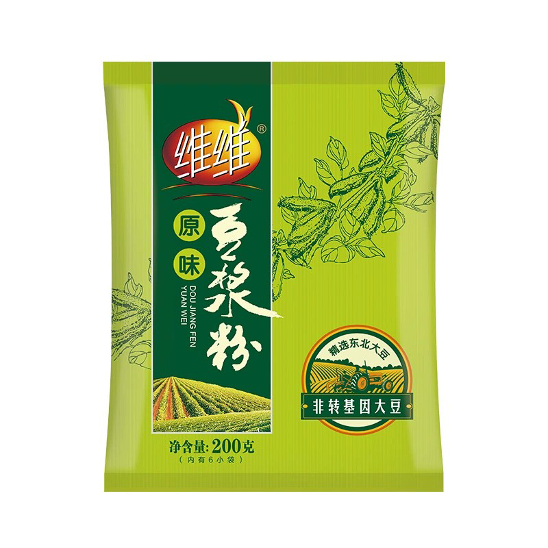 维维原味豆浆粉200g营养速溶冲饮非转基因大豆 咖啡/麦片/冲饮 豆浆 原图主图