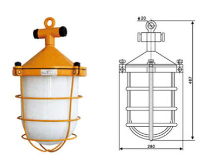 船用大功率挂灯CGD1 200瓦E27螺口吊灯船用照明灯 工业装修灯灯具
