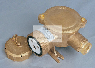 船用水密铜质插座CZH109 5金属防水插件CTH101插头792886