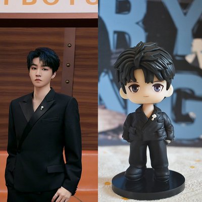 王俊凯tfboys卡通治愈盲盒手办