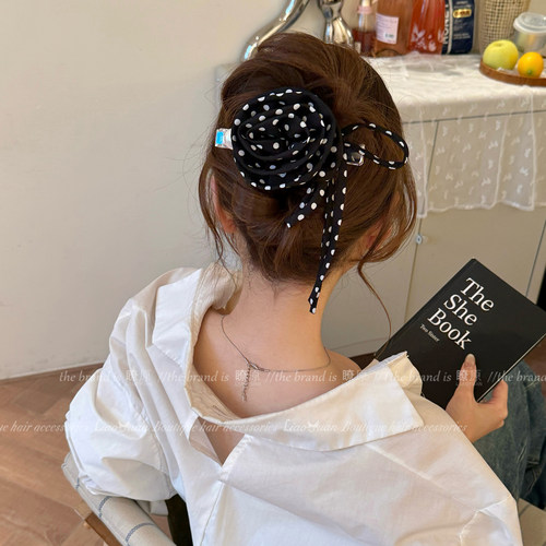 浪漫波卡尔~波点玫瑰压夹