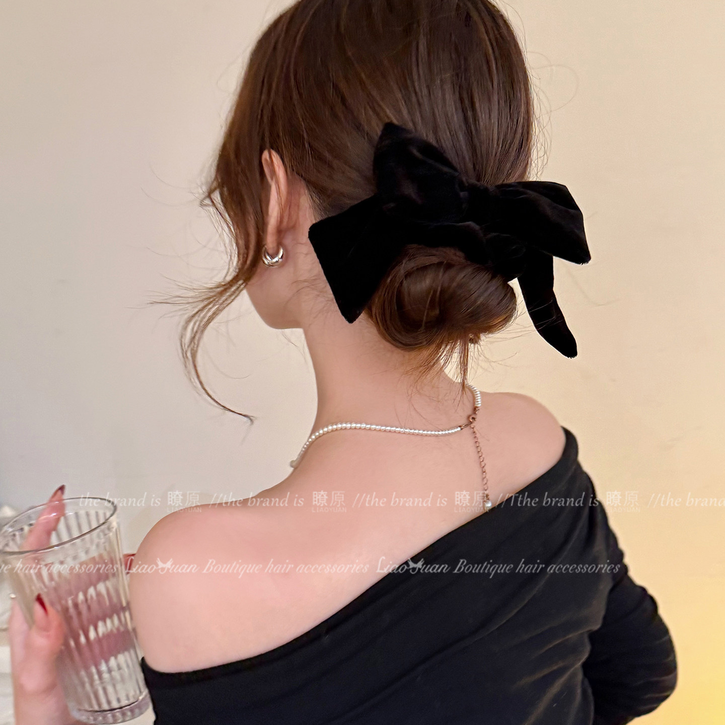 法式优雅大蝴蝶结发圈女时尚洋气高级感头绳扎头发皮筋发绳头饰,饰品/流行首饰/时尚饰品新,发饰,淘宝优惠券,粉丝福利购,淘宝优惠卷